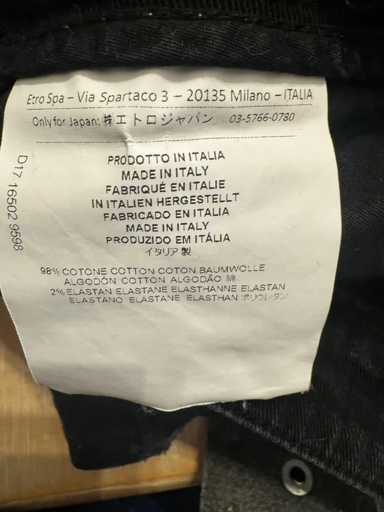 Etro Black Cropped Frayed-Hem Jeans - Picture 4 of 6